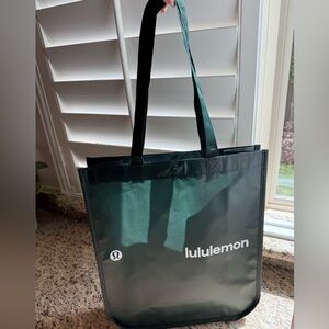 Lululemon Reusable LARGE Tote Bag | Dark Green